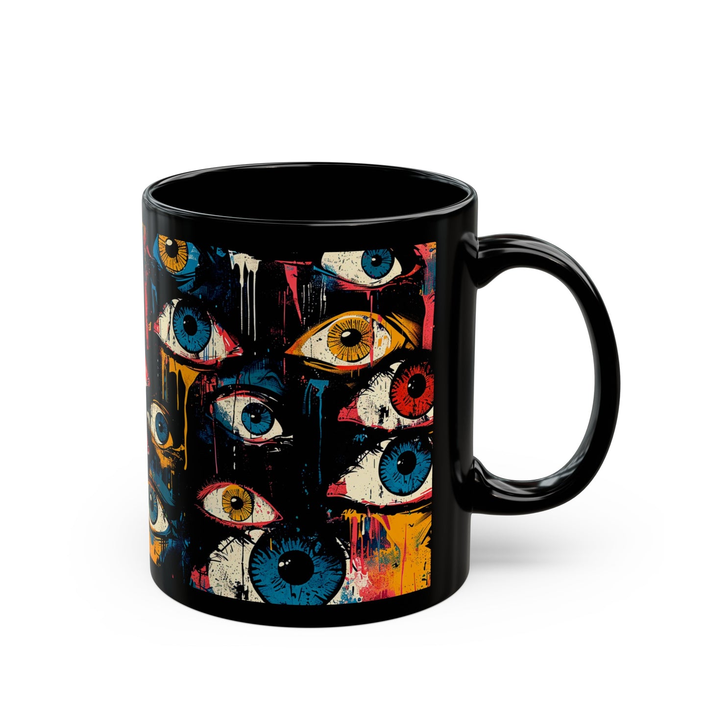 Graffiti Eyes Coffee Mug