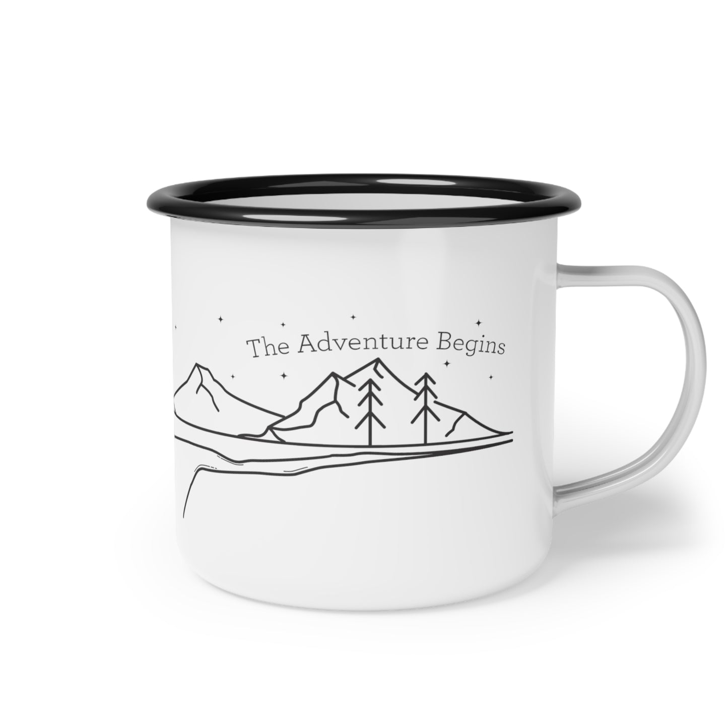 The Adventure Begins Enamel Camp Cup