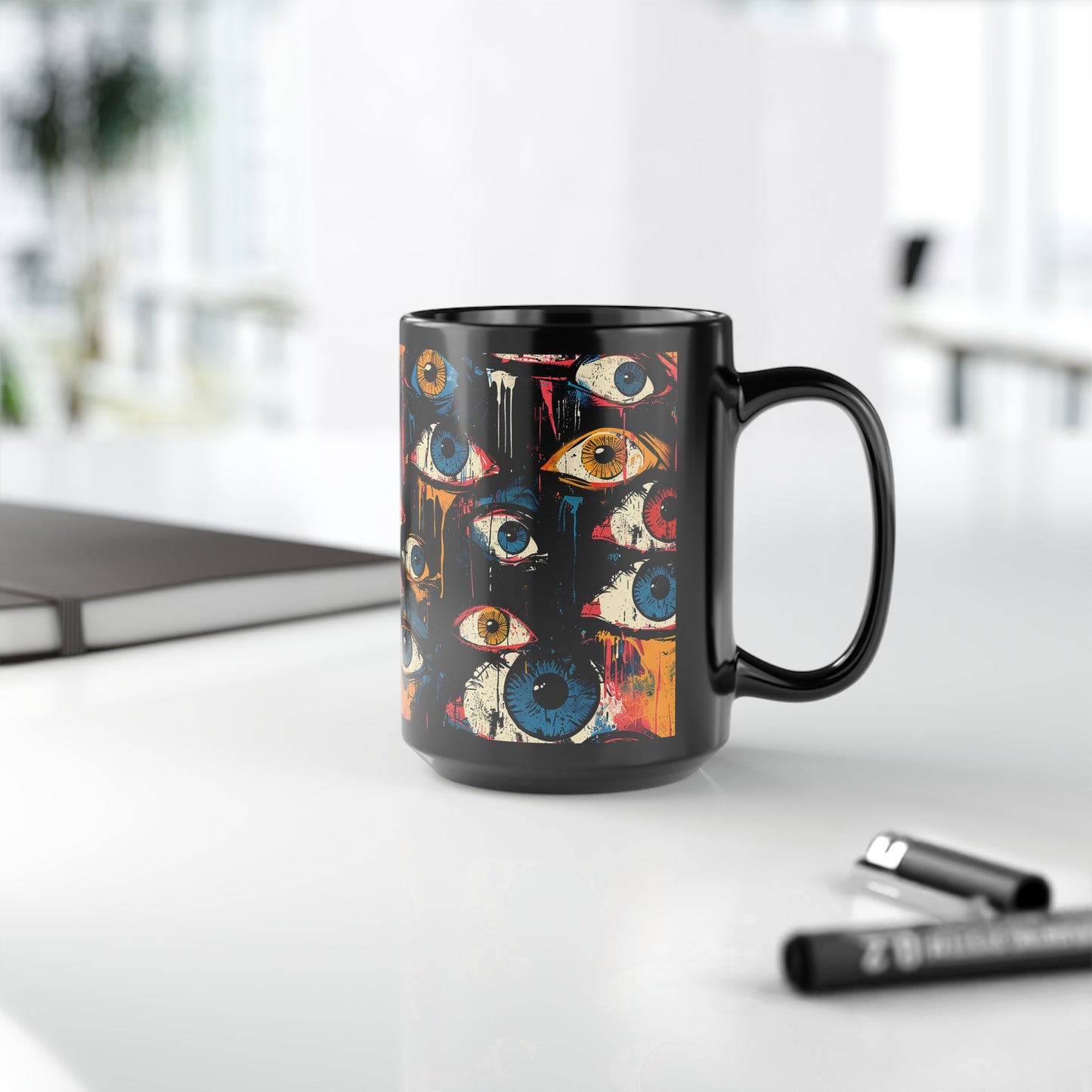 Graffiti Eyes Coffee Mug